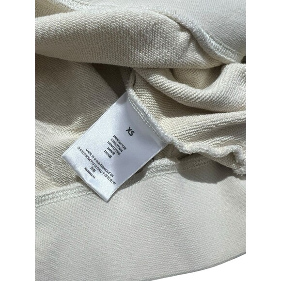 Fear Of God Essentials Egg Shell Long Sleeve Polo Shirt Size XS Unisex - Picture 4 of 11